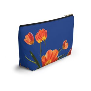 Accessory Pouch w T-bottom Tulips