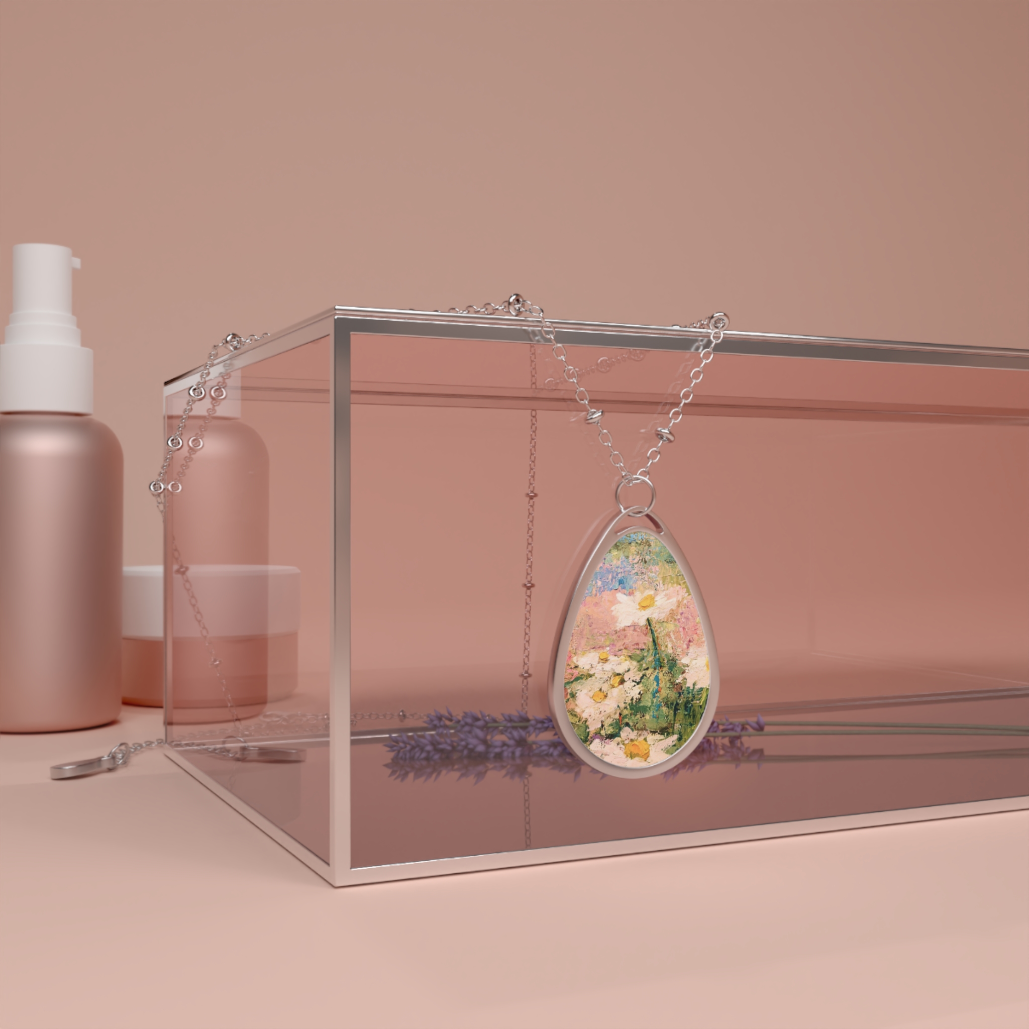 Pendent Painted Daisies - Image 4