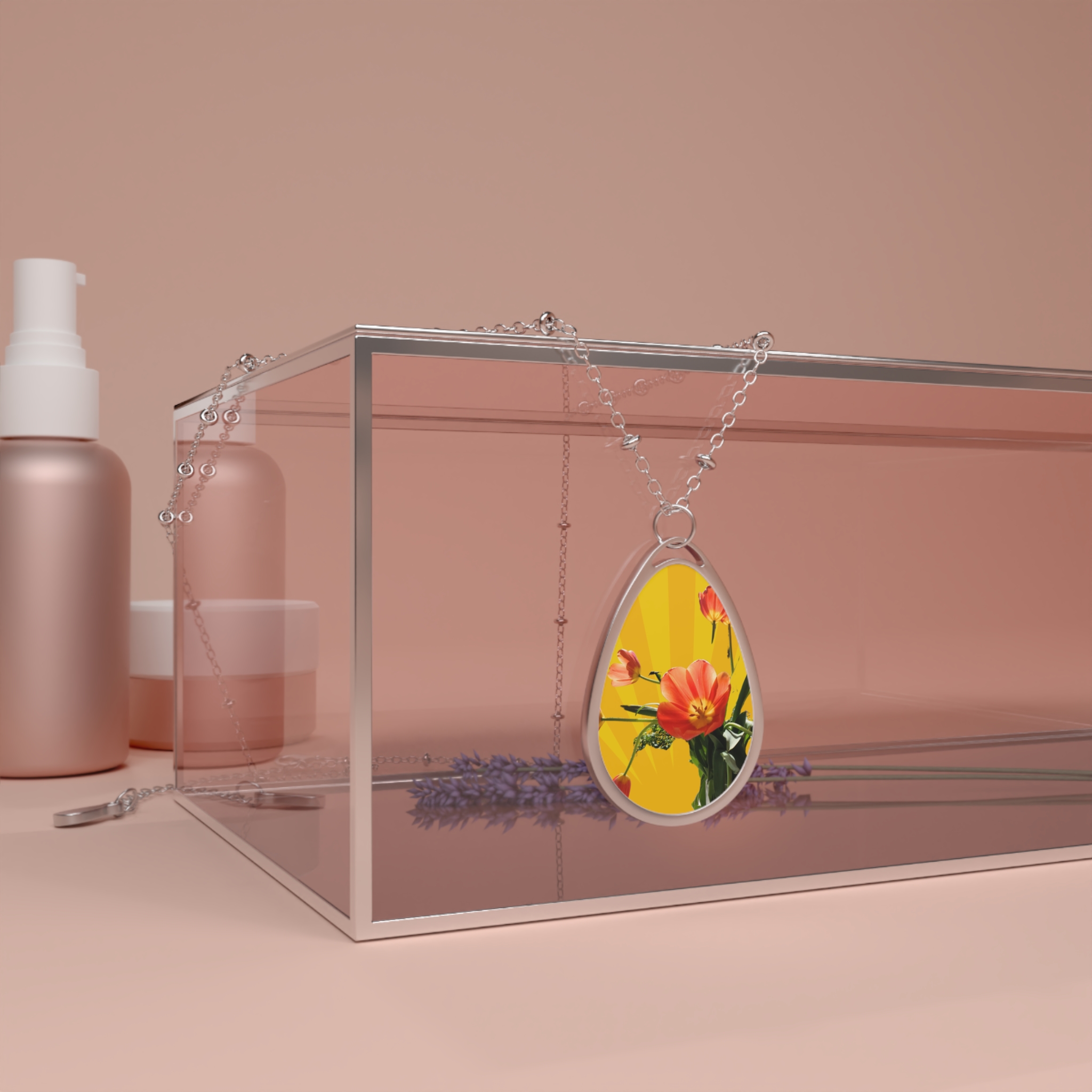 Pendent Tulips on Yellow - Image 4