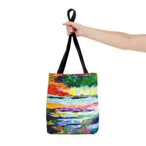 Abstract Sunset through The Trees Tote Bag