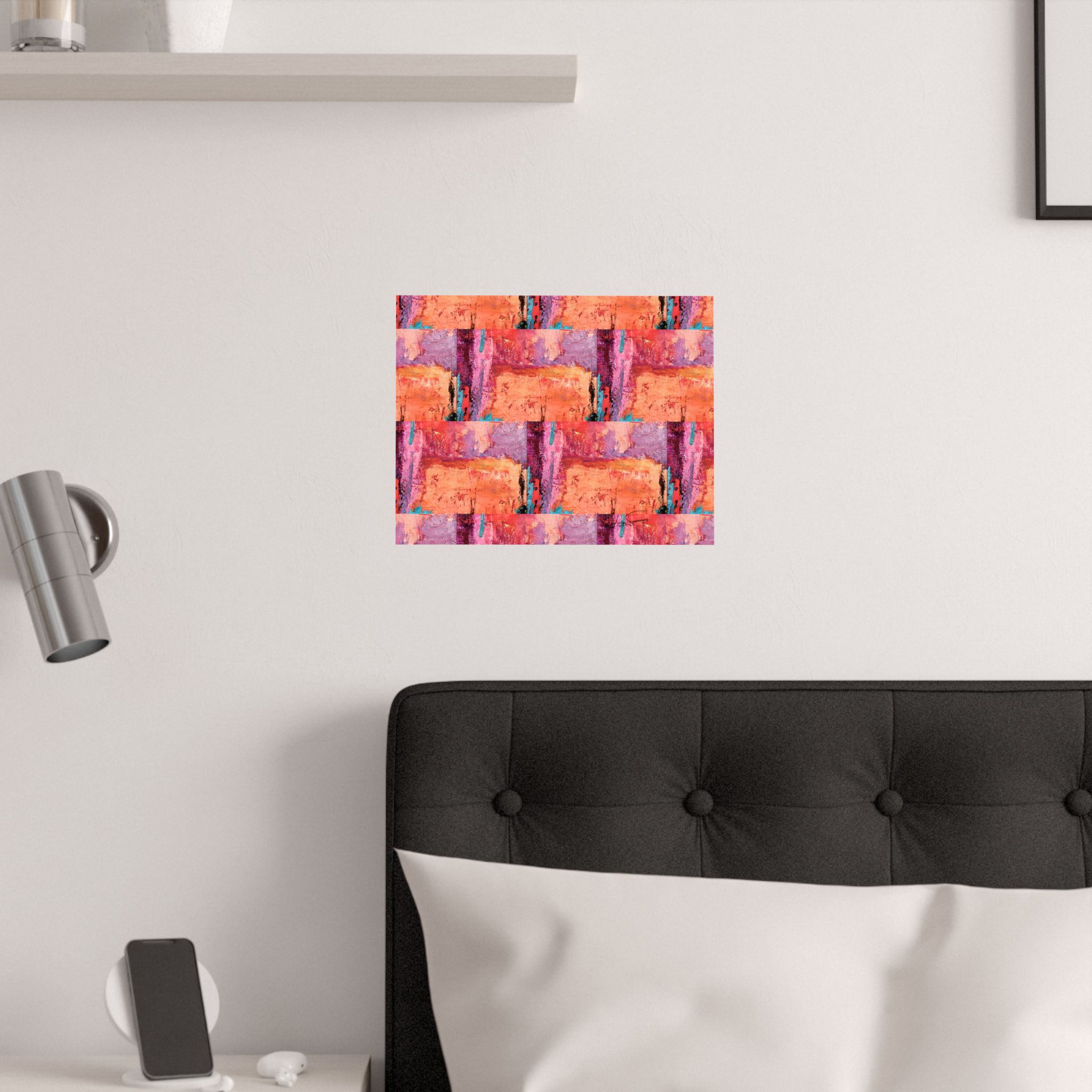 Poster Warm Orange Abstract - Image 3