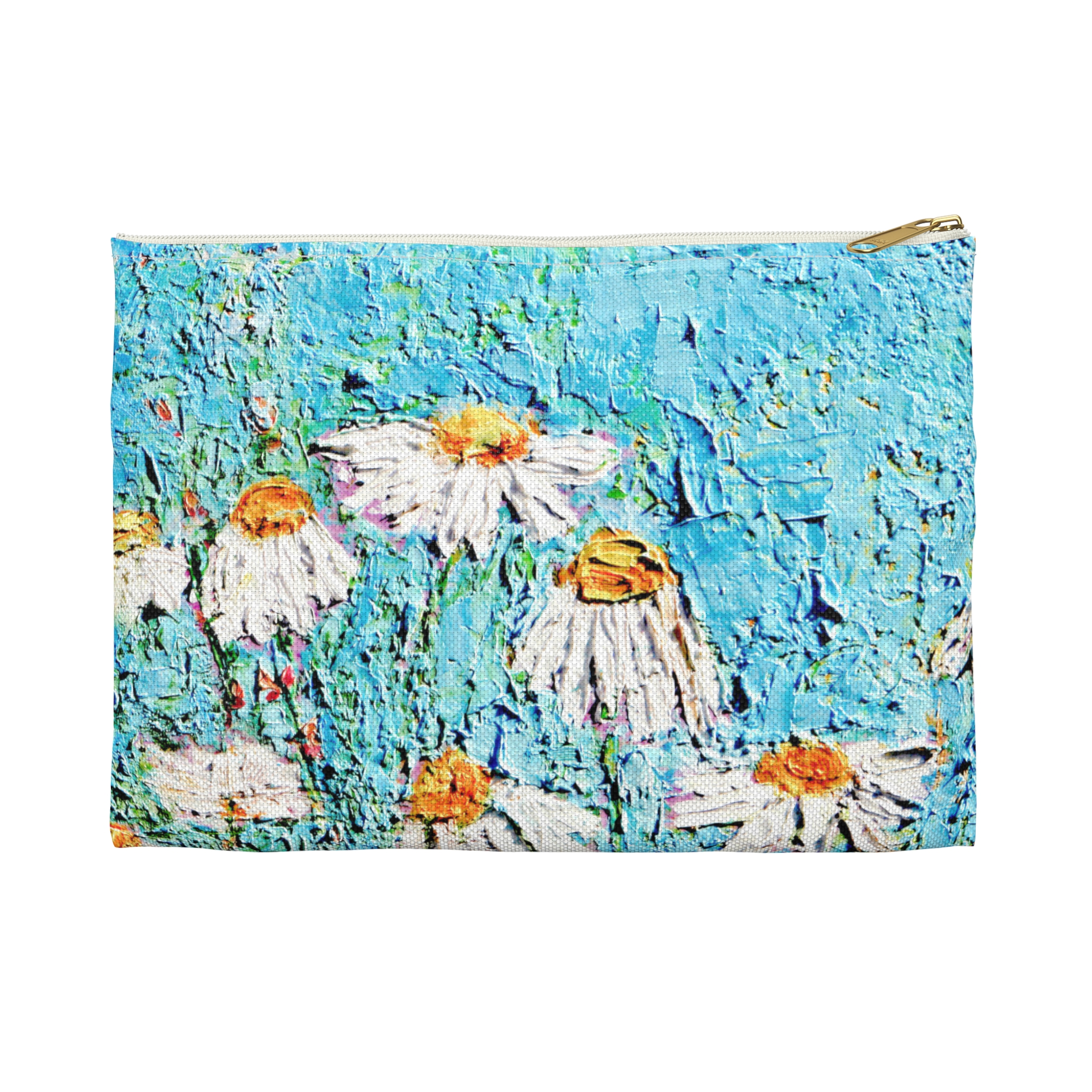 Flat Accessory Pouch Daisies in the Sky - Image 13