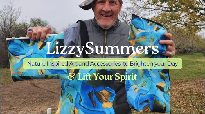 Dr Summers showing off Lizzy's Nature Muse accessories