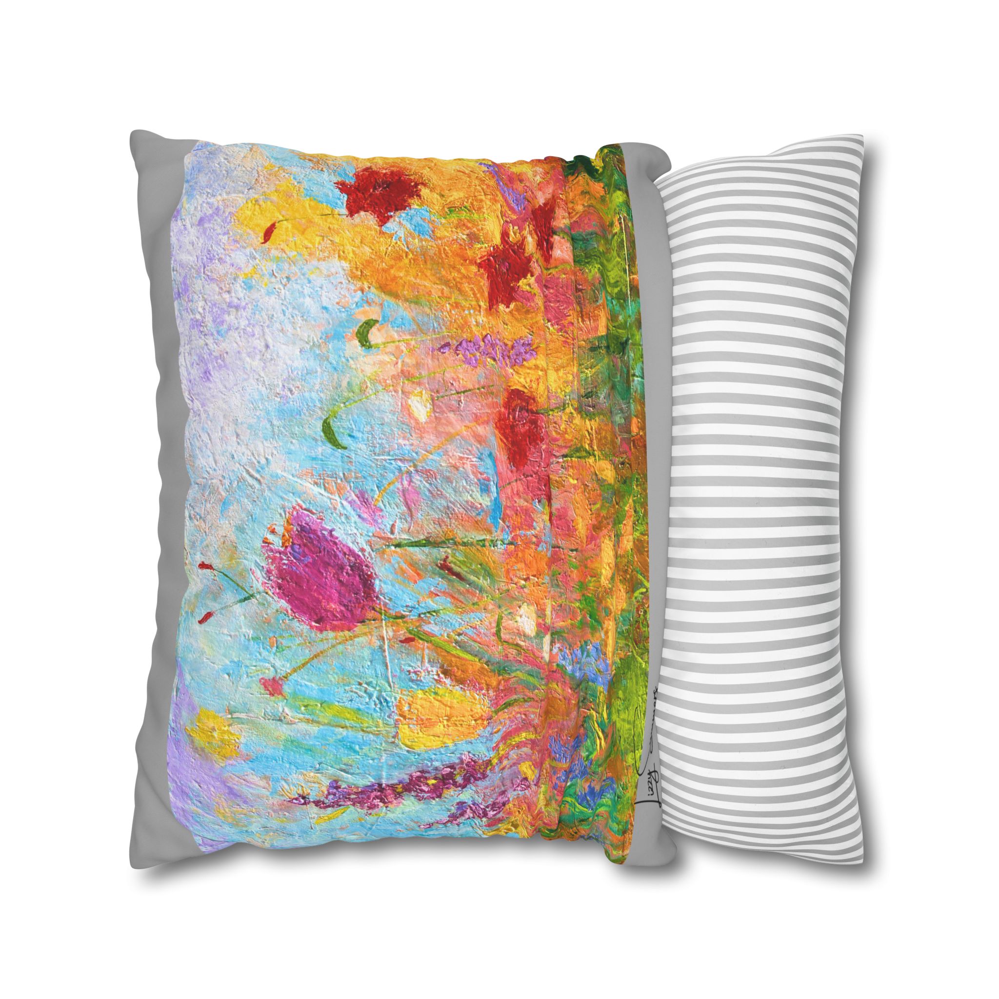 Floral Canvas Pillowcase — Painted Wildflower - Image 17