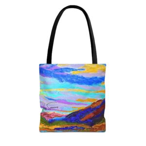 Pastel Landscape Tote Bag