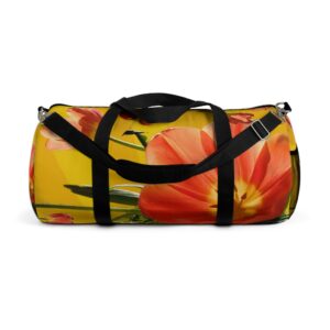 Duffel Bag Tulips on Yellow